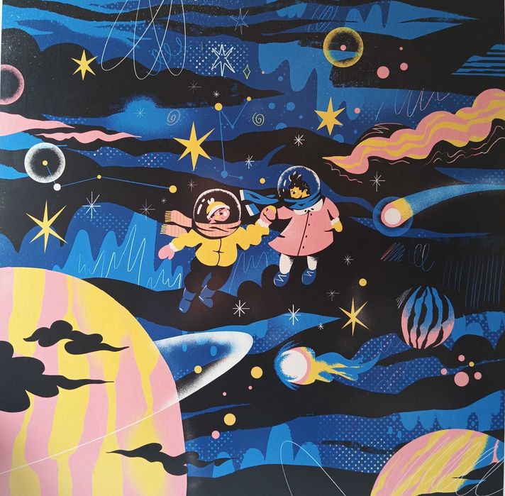 Оригинална картина от български творец на космическа тема