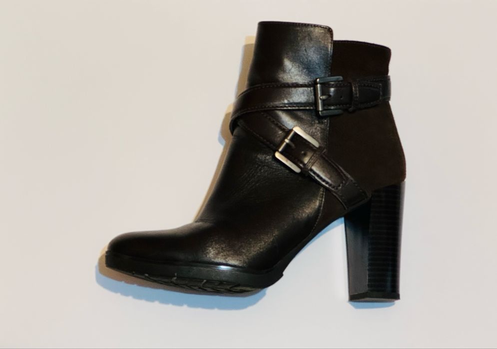 botine piele naturala