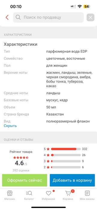 Томирис Парфюм де ви от Мамаситы