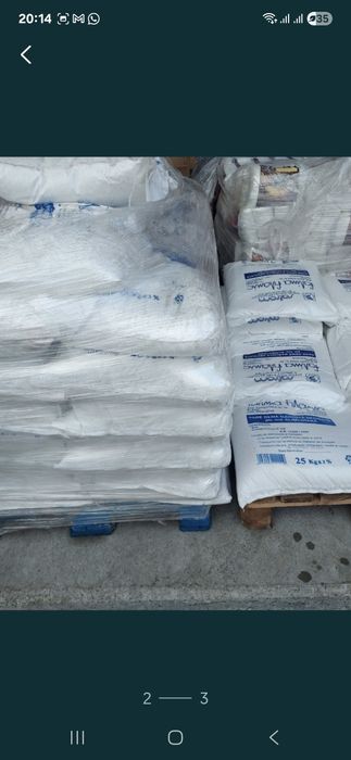 Sare neiodată Salina Slănic sac 25 kg. 55lei/sac- 46 de la 40saci,