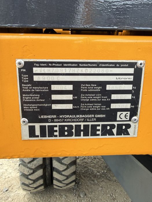 Excavator pe roti Liebherr A 900 C