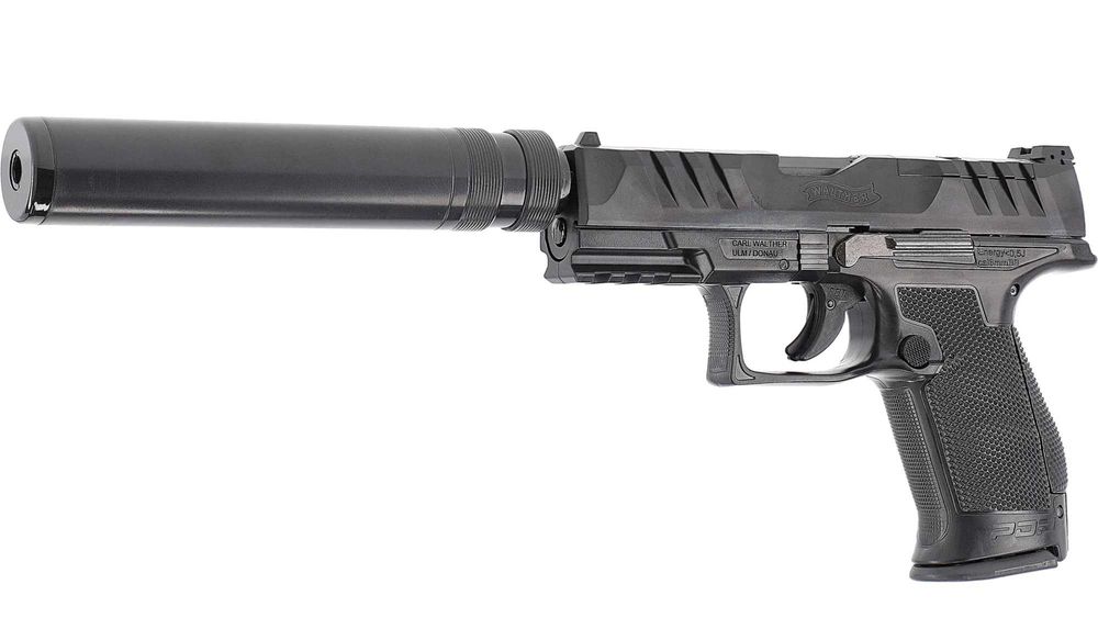 Еърсофт пистолет Walther PDP Compact 4 + заглушител (Пружинен) UMAREX Германия