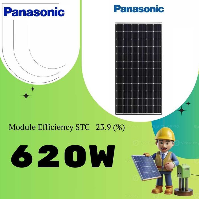 Солнечный панель Panasonic 620w