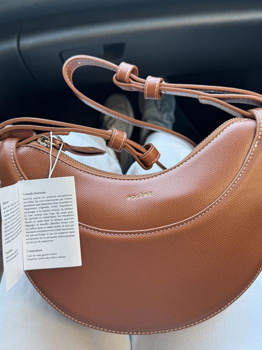 Дамска чанта Polene в кафяво