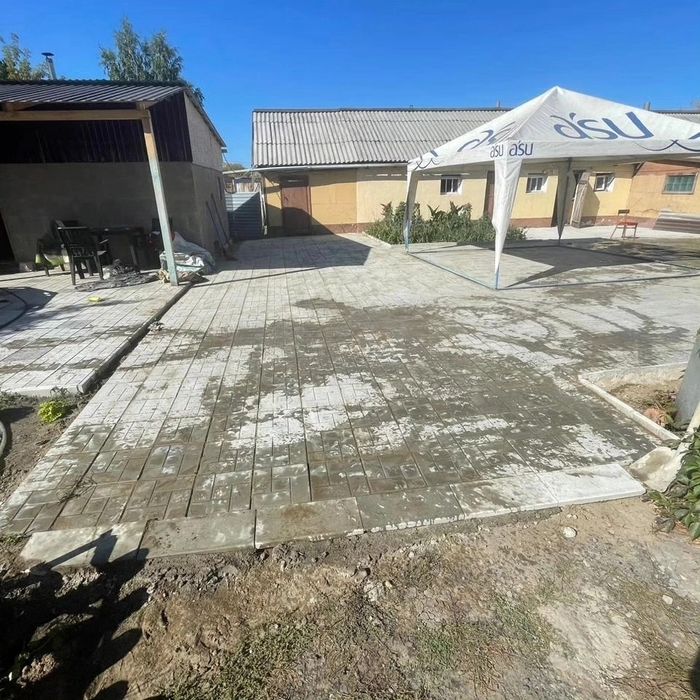 Укладка брустчатки