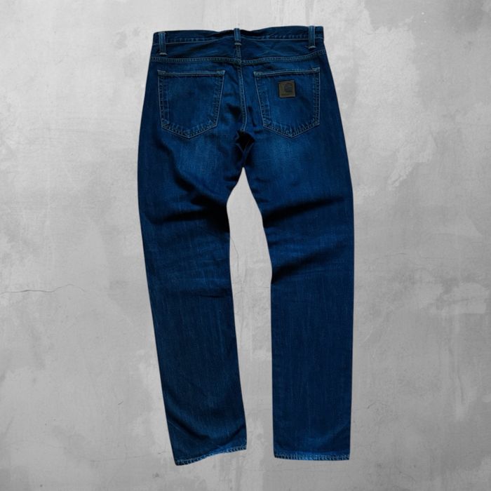 Carhartt WIP “Buccaneer pant” leather logo jeans дънки 32