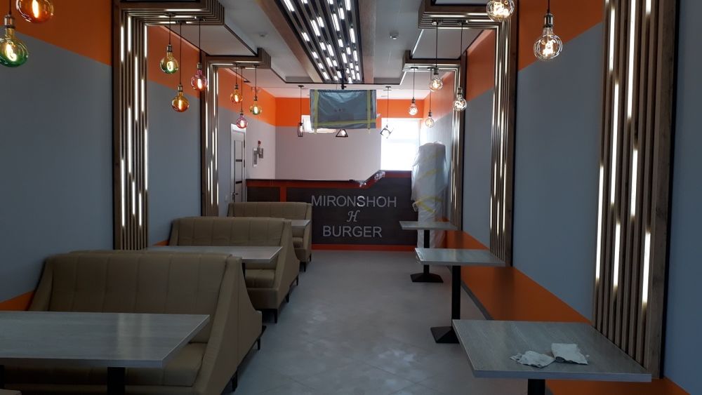 KAFE VA RESTARAN LARGA   maxsus  mebelar