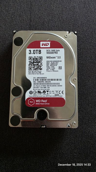 Hdd  NAS WD red 3 TB