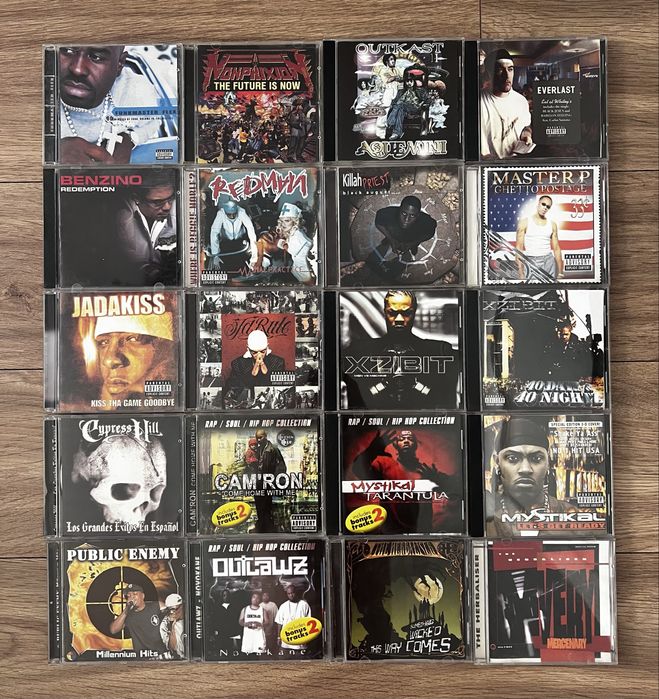 Музыкальные диски Rap Hip-Hop лицензия
