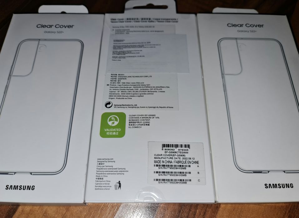 Husa originala Samsung Clear Cover Galaxy S22+ S22 Plus 5G S906