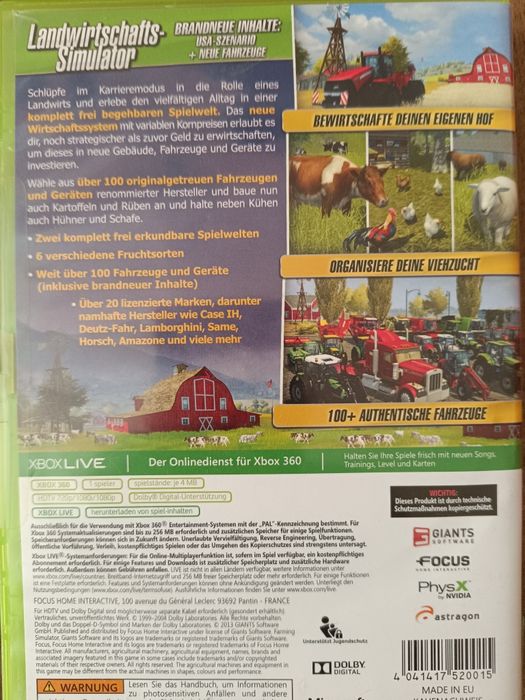 Farming simulator  xbox 360