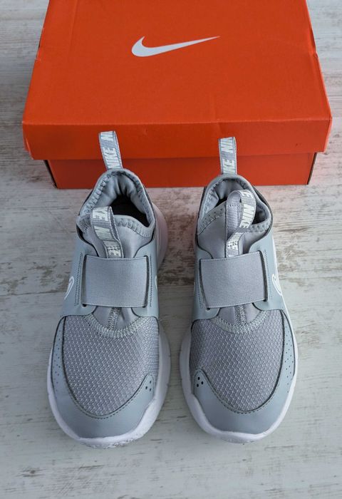 Nike Flex Runner 3 Little Kids' Shoes - Grey/White Детски сиви маратонки Найк