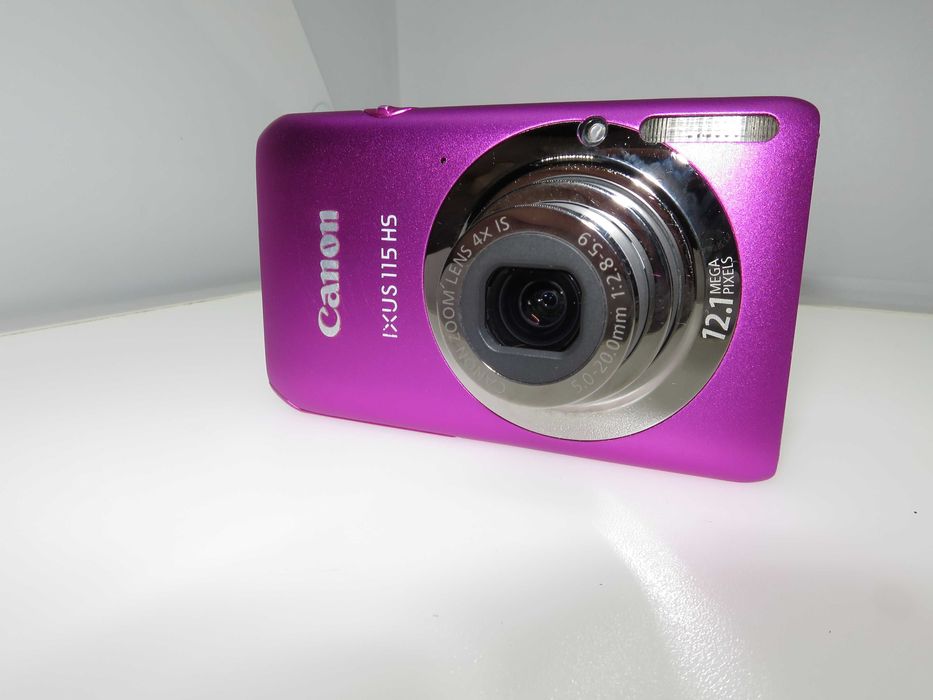 Canon IXUS 115 компактен фотоапарат камера розов цвят FULL-HD видео