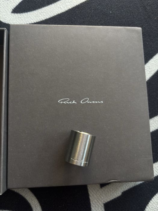 Rick owens cylinder ring