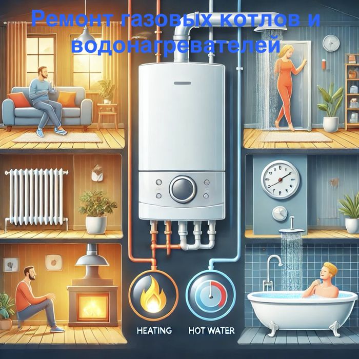 Ремонт газовых котлов и водонагревателей
