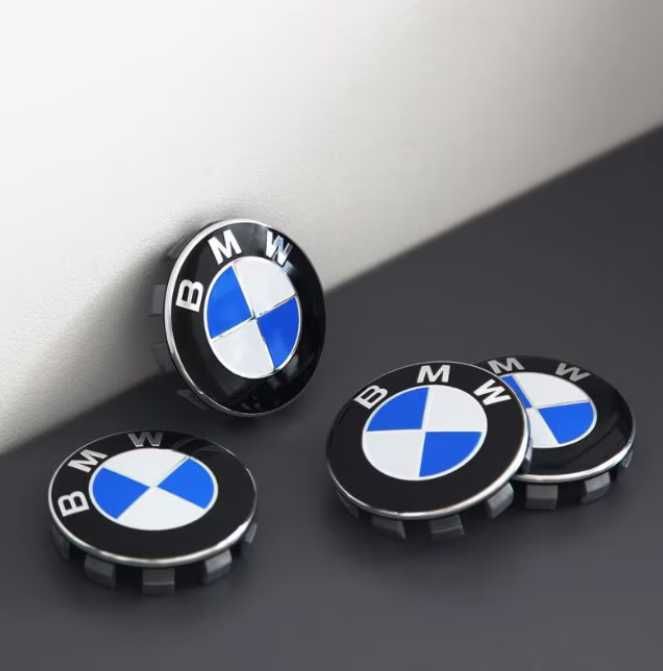 Capace jante BMW 68mm - Albastru/Alb, Negru, Alb-Negru, Aniversare