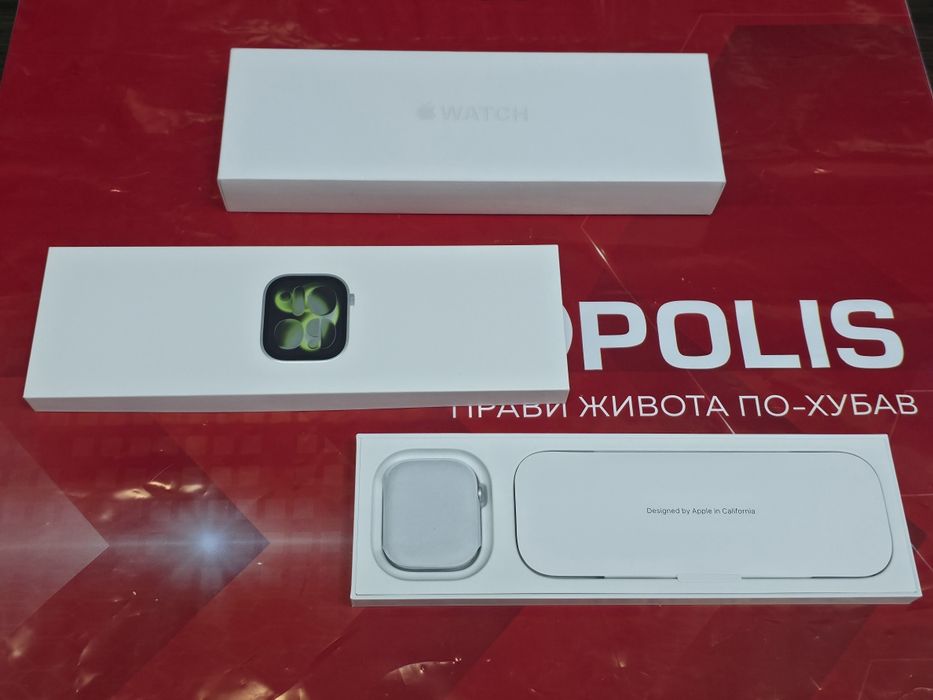 КАТО НОВ 46mm Apple watch 11 BT Гаранция Технополис 2028г. Silver Purple