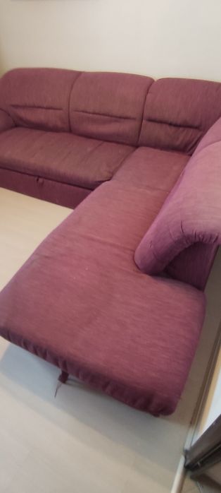 Ъглов разтегателен диван