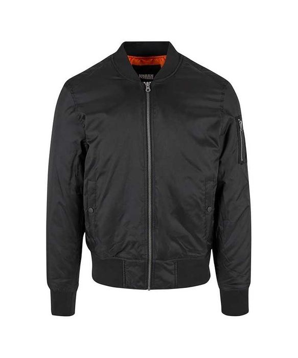 Jacheta barbati Urban Classics Basic Bomber, negru, M