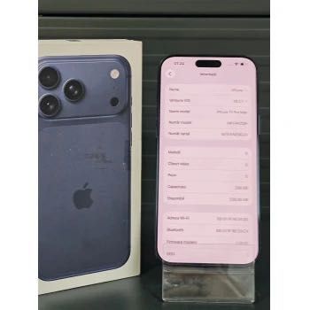 Telefon Apple iPhone 17 Pro Max 256 GB Blue Titanium, Cod 122232