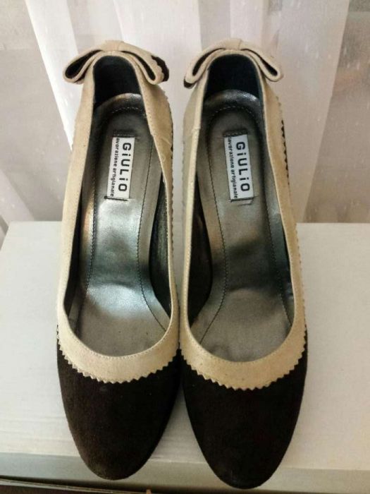 Pantofi noi piele intoarsa Giulio marimea 38