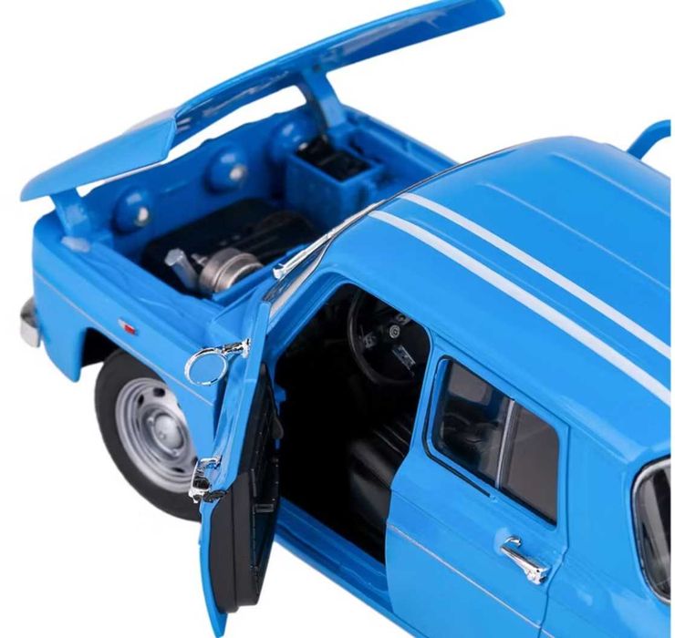 Macheta auto Renault R8 Gordini 1964 Albastru, 1:24 Welly
