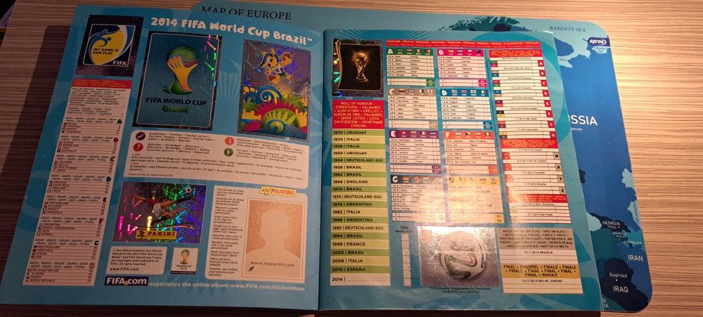 Футболен албум World cup 2014 panini