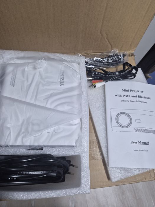 Топ оферта!  WiFi Bluetooth (5G/2.4GHz)Проектор да 200инча Full HD 1