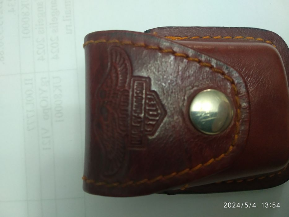 Продается кожаный чехол для зажигалки  Harley Davidson
