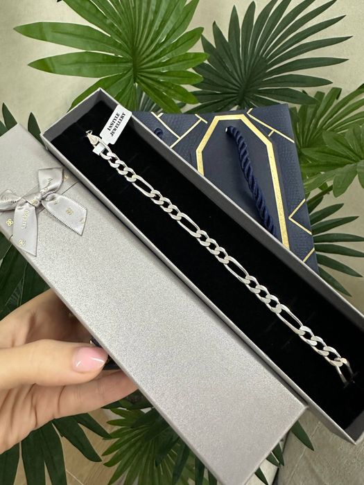 Серебряный шикарный браслет. Серебро 925 Классный подарок родным)