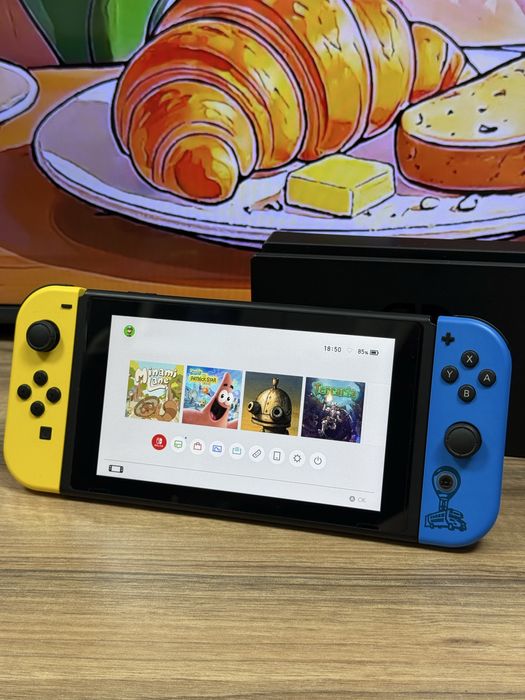 Прошитая Nintendo Switch Standard Limited Edition с играми, 128Gb