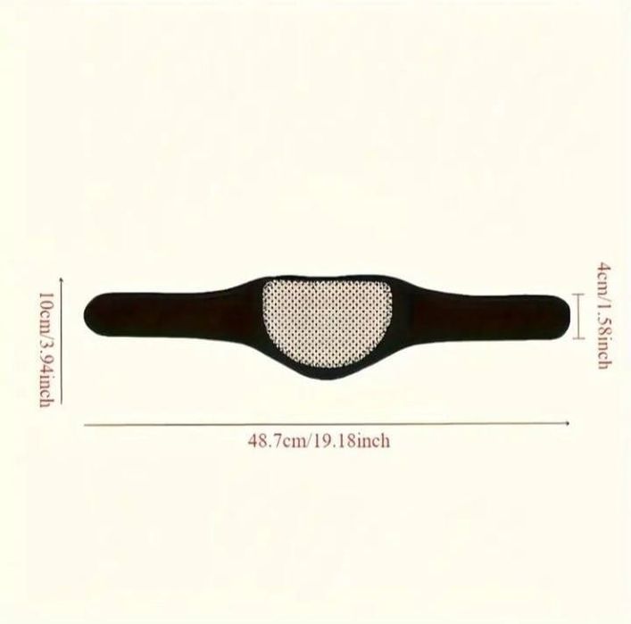 Guler cervical cu turmalină și magneți