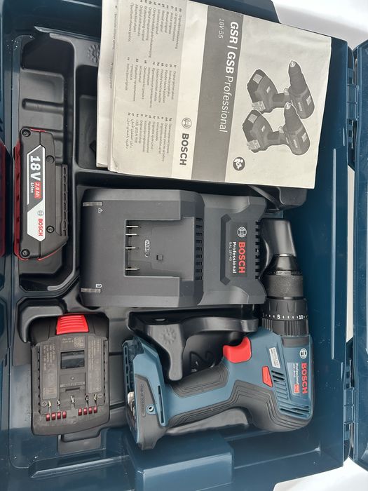 Bortmasina /drill Bosch GSB 18v-55