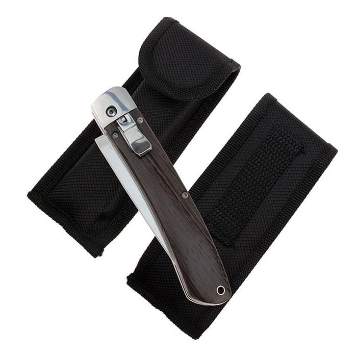 Briceag de vanatoare automat, Renaissance Blade, otel, 21 cm, maro