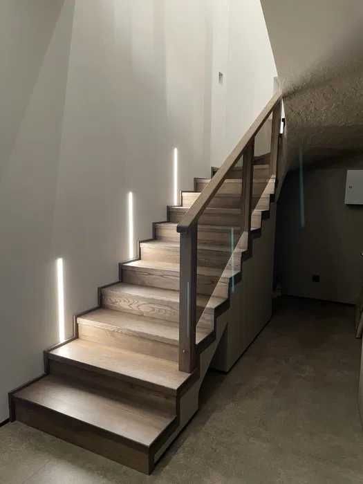 Лестницы из дерева. Производство, установка, обшивка