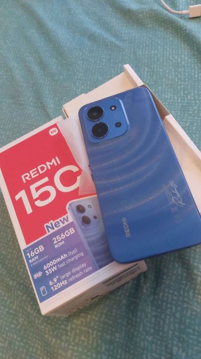 Atenție La Descriere Redmi 15c  De 8gb RAM REALI 256 GB Memorie Pozele Sunt Reale