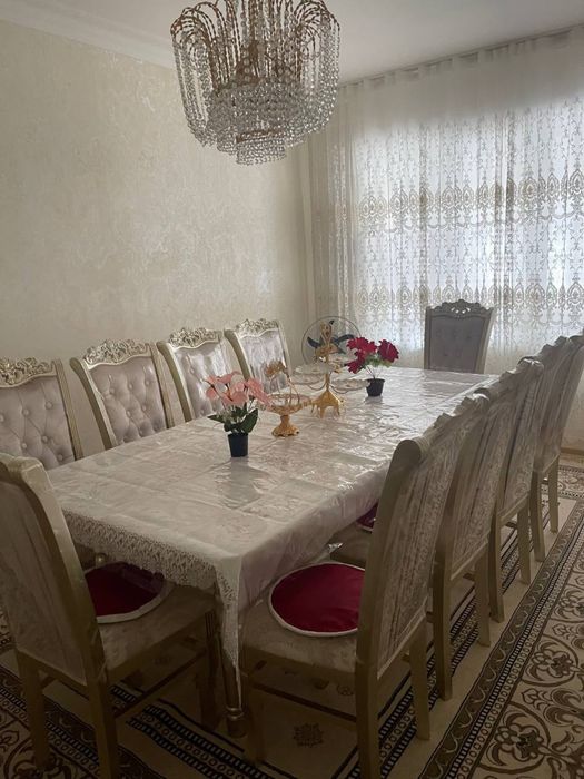Стол со стульями 10 шт