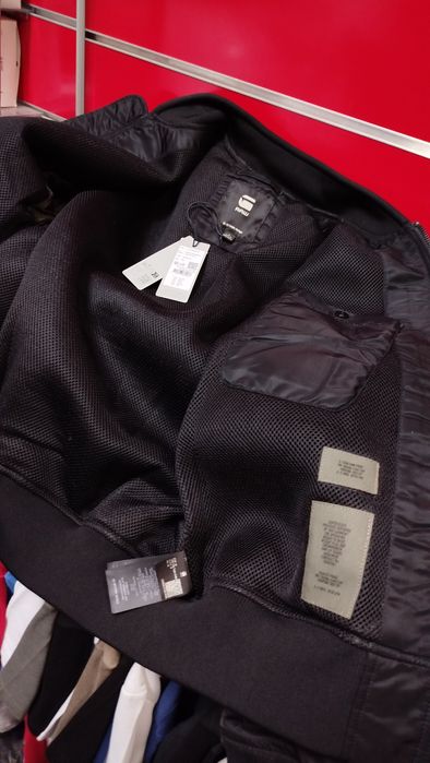 Оригинално яке бомбер G-Star Raw G-A1  M  нов черен мъжки