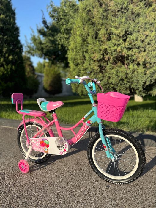 Новый велосипед 16 размер для девочек