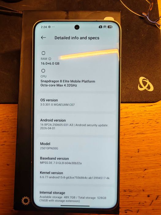 Xiaomi 15 ultra silver - 16GB 512GB garantie 14 luni