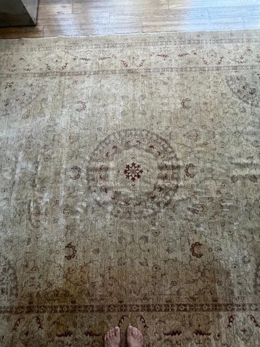 Ковер, шерсть + шелк