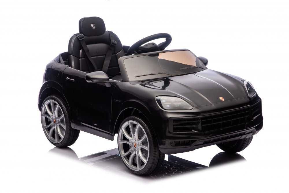 Masinuta electrica copii Porsche Cayenne cu licenta,acumulator 12V,bluetooth,faruri si stopuri led,slow start