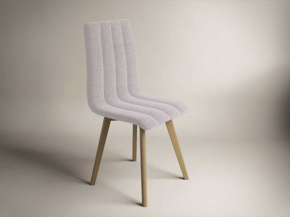 Scaun Karma Tapitat Gri Deschis - Transport in 4-10 zile