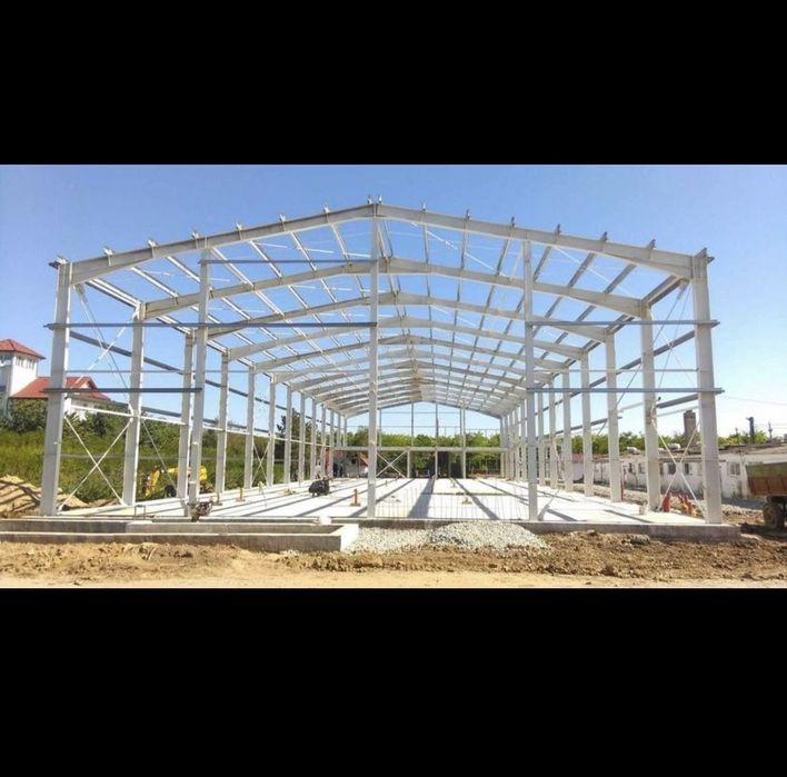 Vand hale industriale pe șuruburi total