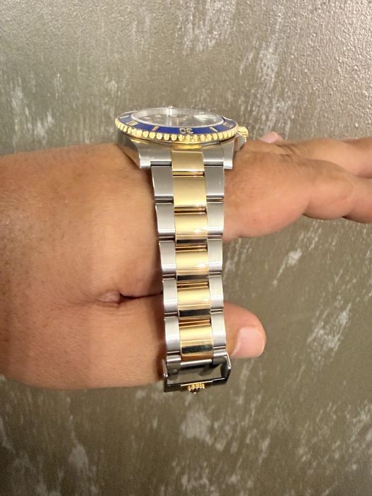 Rolex Submariner Two Tones Gold 18k Bluesy