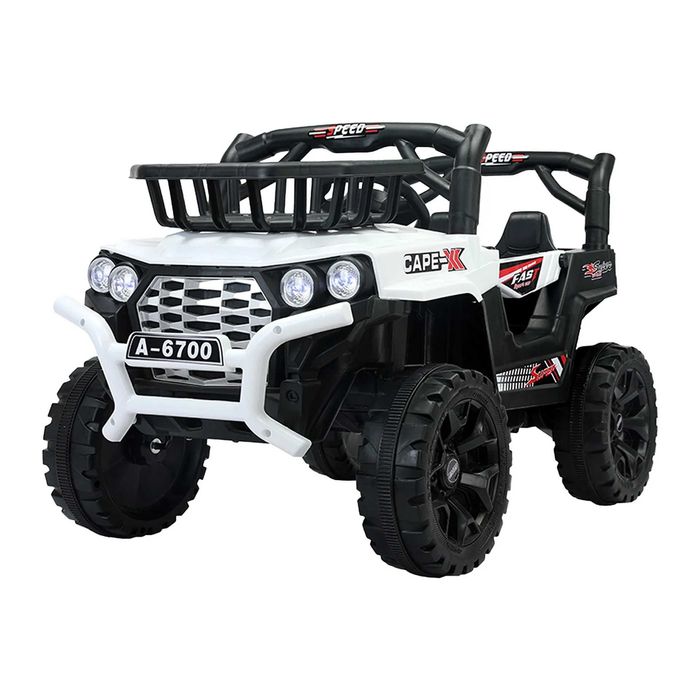 Masinuta electrica 4x4, Kinderauto CAPE-X, 4x 25W, 12V, White