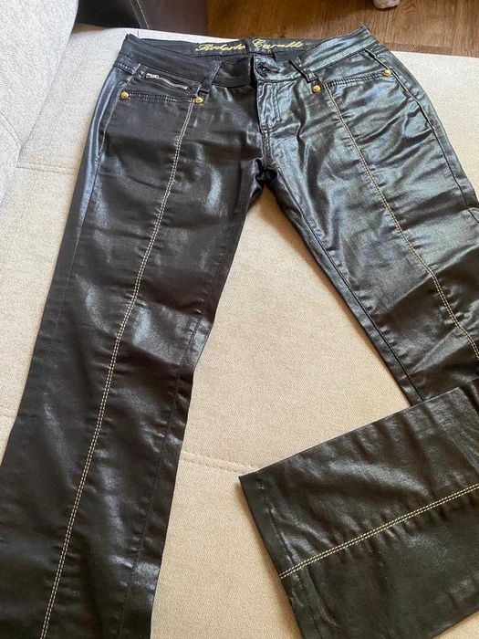 Продам брюки под кожу бренд Roberto Cavalli