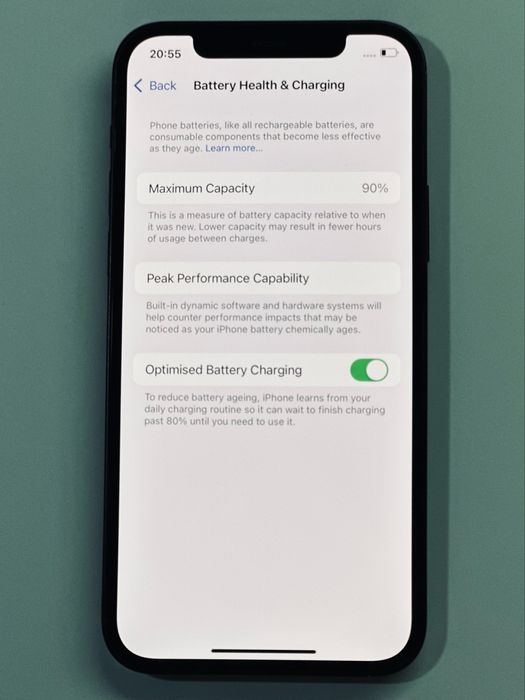 iPhone 12 Black 128GB 90% battery