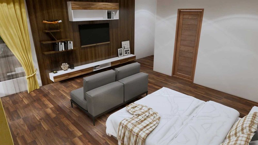 НА ИЗПЛАЩАНЕ - Луксозна сглобяема къща с 2 спални, 144 кв. м