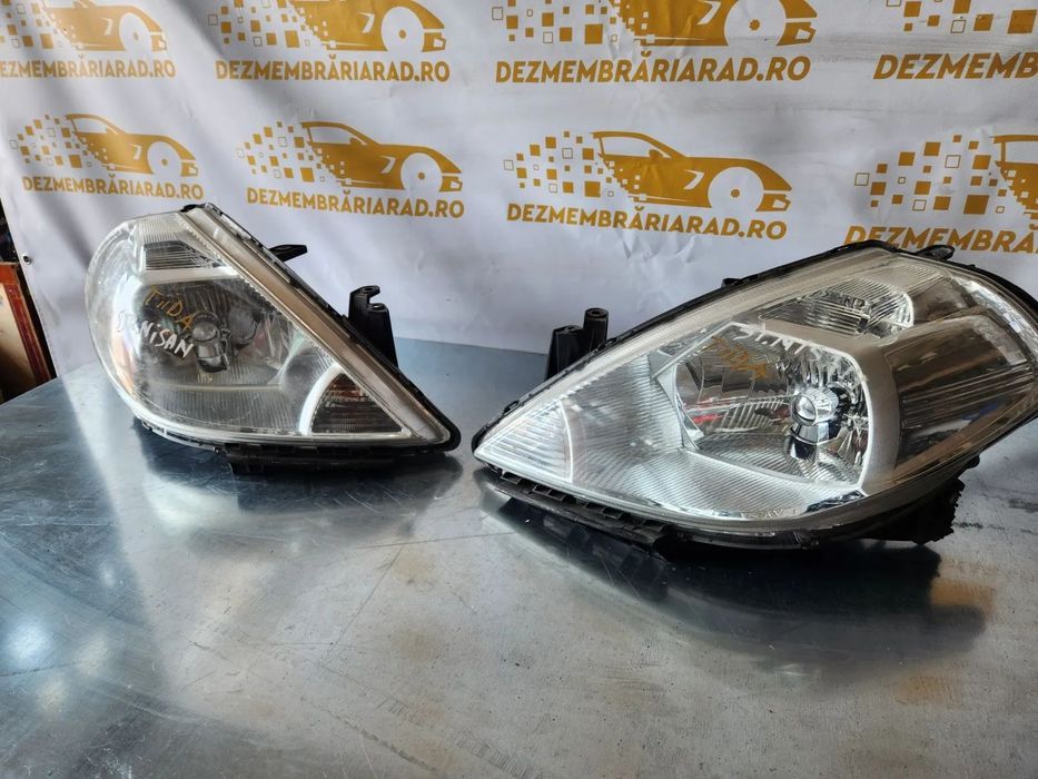 Faruri Far Stanga Dreapta Nissan Tiida Xenon Complete An 2007-2008-2009-2010-2011-2012-2013-2014 Vo
